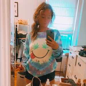 Mr. Nice Guy Tie Dye Wild Fox sweatshirt